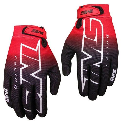 LUVA IMS ARMY PRETA C/ VERMELHO