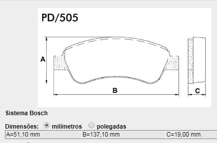 Pastilha Freio Dianteira Citroen Xsara Break 1.6 2000