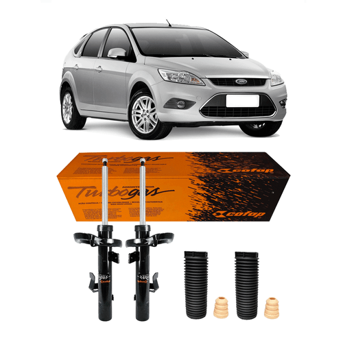 Par Amortecedor Dianteiro Focus 2009 A 2013 + Kit