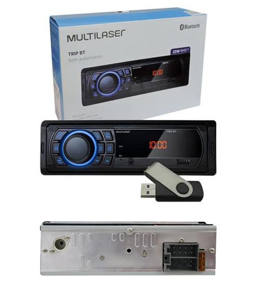 Aparelho Som Radio Multilaser Trip Bt (Bluetooth,Usb, Aux )
