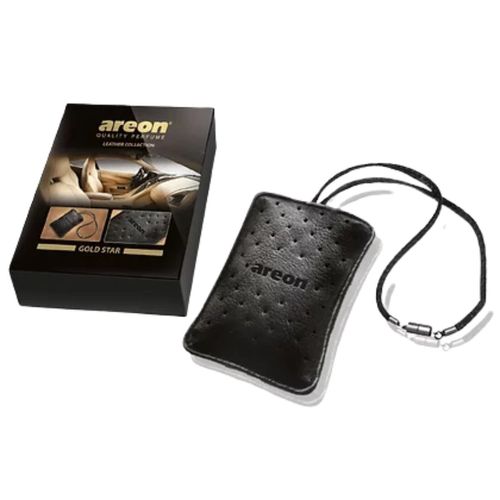 AROMATIZANTE LEATHER COLLECTION GOLD STAR ESTRELA DE OURO AREON