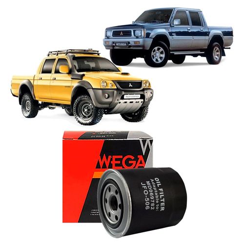 Filtro Oleo Motor Mitsubishi L-200 2.5 Turbo 1986 A 1992