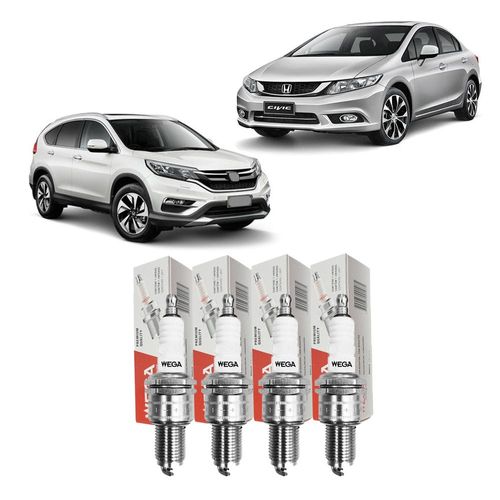 Vela Honda Civic 1.8, 2.0 16V 12 Cr-V 2.0 16V Gas Flex 12